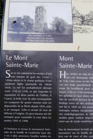  Balade dans le namurois. Le Mont-Sainte-Marie.