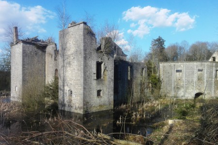  Autour de Bormenville. Château en ruines de Bormenville.