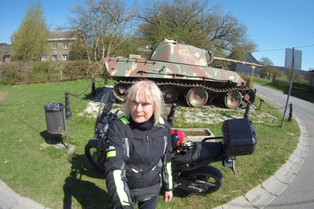  Le tank Panther de Grandménil. Gabrielle.