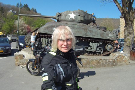  Le tank Sherman de La Roche-en-Ardenne. Gabrielle.