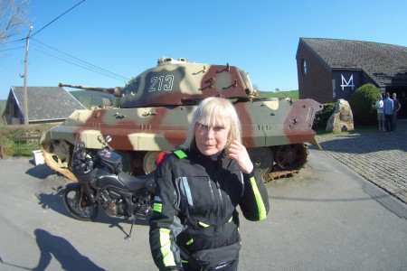  Le tank Panther de La Gleize. Gabrielle.