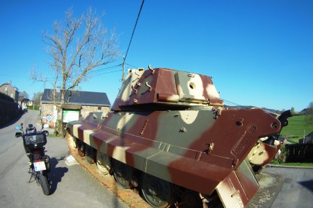  Le tank Panther de La Gleize.
