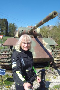  Le tank Panther de Grandménil. Gabrielle.