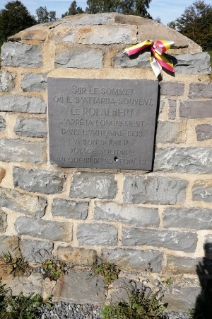  Monument Roi Albert. Forêt de Saint-Hubert.
 