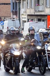  Manifestation des motards. Bruxelles.