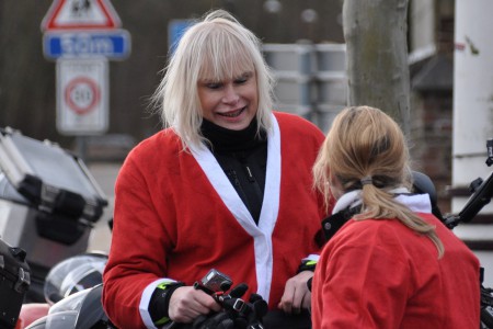  1ière balade des Pères-Noël. Gabrielle.