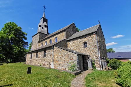  Eglise romane Saint-Etienne de Waha.