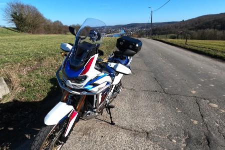  ﻿Vue sur Andenne et la Meuse depuis la route d'Anton.