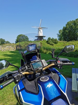  Le moulin De Koe à Veere. Hollande.