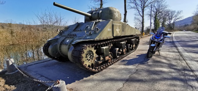  Tank Sherman. Hermeton-S/Meuse.