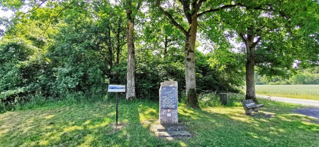  ﻿Mémorial crash d'un bombardier canadien à Gochenée le 14/7/1943.