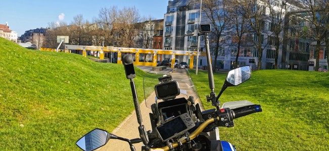  Tournage d'une vidéo à Bruxelles. 