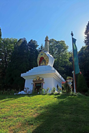  Le centre de bouddhisme tibétain de Huy.