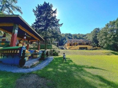  Le centre de bouddhisme tibétain de Huy.