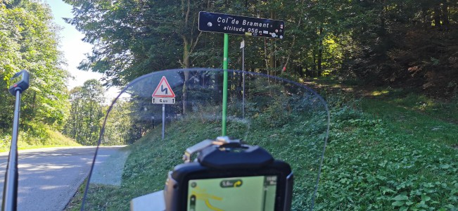  Bramont (Col de). 956M. Département des Vosges.