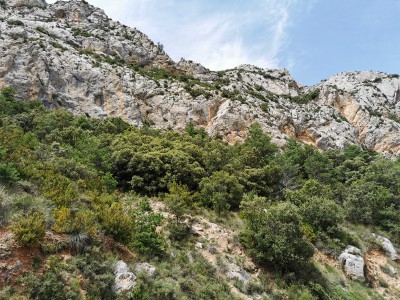  Paysage de Western. Proximité du village de Boixols. Catalogne. Espagne.