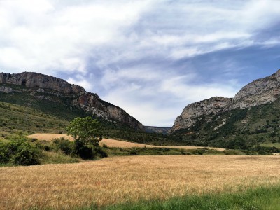  Paysage de Western. Proximité du village de Boixols. 
 