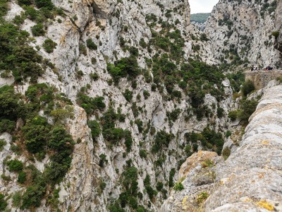  Les gorges de Galamus.