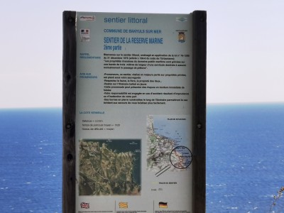  En longeant la Méditerranée. Banyuls-sur-Mer. France.