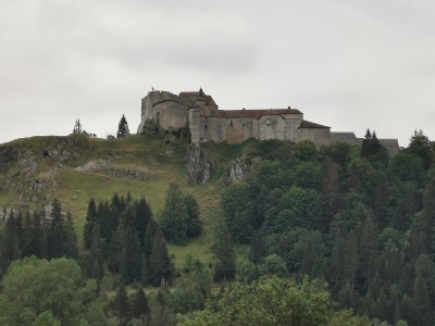  ﻿Le château-fort de Joux. Département du Doubs.