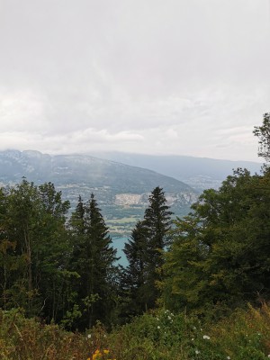  ﻿Lac d'Annecy. Point-de-vue avant Montmin.