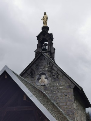  ﻿Chapelle Notre Dame de Lourdes dit chapelle des Mouilles 1874 à Les Gets. Département de la Haute-Savoie.