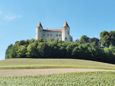  ﻿Château de Champvent. Département de Saône-et-Loire.