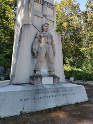  ﻿Monument Commémoratif aux Morts du Maquis du Lomont. Montbéliard. Département du Doubs.
