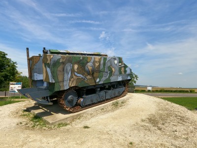  ﻿Monument aux chars d'assaut. Chemin des Dames. Département de l'Aisne.