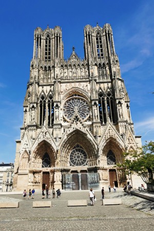  ﻿Cathédrale de Reims. Département de la Marne.