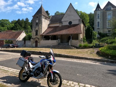  ﻿Eglise Saint-Ouen à Saint-Ouen-les-Vignes. Département d'Indre-et-Loire.