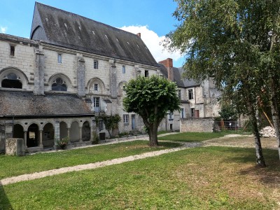  ﻿Ancienne abbaye de Cormery. Département d'Indre-et-Loire.