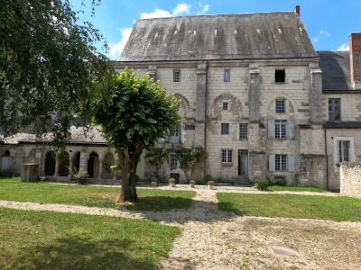  ﻿Ancienne abbaye de Cormery. Département d'Indre-et-Loire.