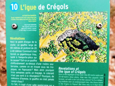  ﻿L'igue de Crégols.