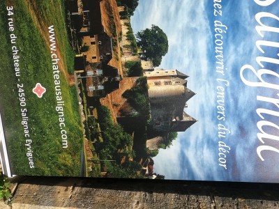  ﻿Salignac et son château-fort.