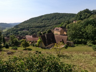  ﻿Castelnaud-la-Chapelle et son château-fort.