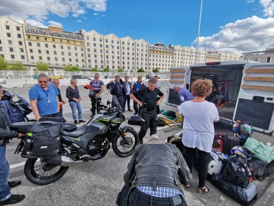  ﻿Port de Marseille et embarquement.