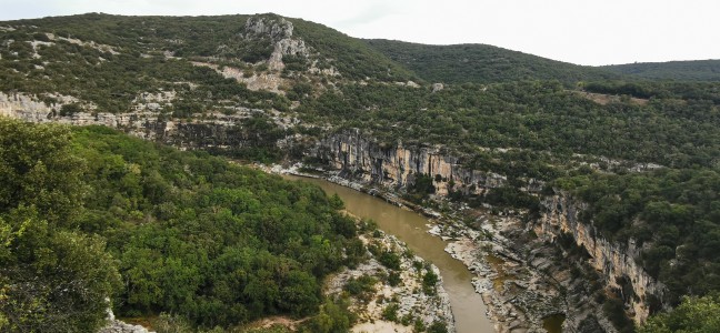  ﻿Les gorges d'Ardèche. 