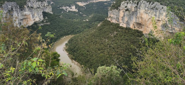  ﻿Les gorges d'Ardèche. 